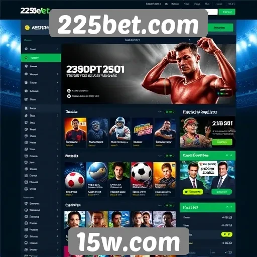Avaliação do design e usabilidade do site 225bet